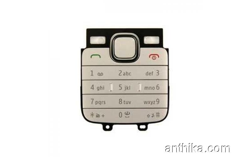 Nokia C1-01 Tuş Orjinal Keypad Silver