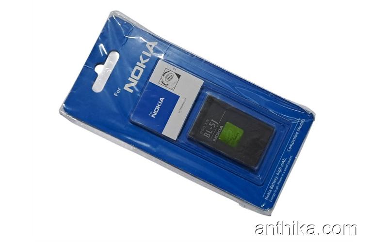 Nokia BL-5j Batarya Pil 5800 5230 C3-00 X6 LUMiA 520 ASHA 200 201 302