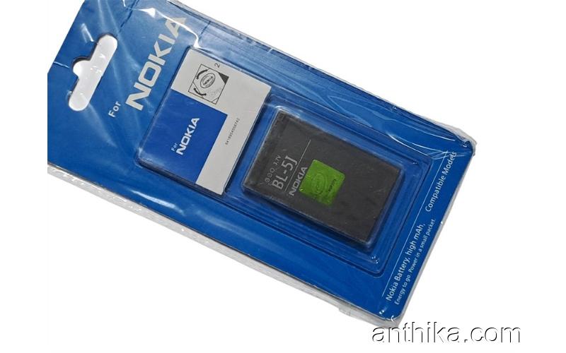 Nokia BL-5j Batarya Pil 5800 5230 C3-00 X6 LUMiA 520 ASHA 200 201 302