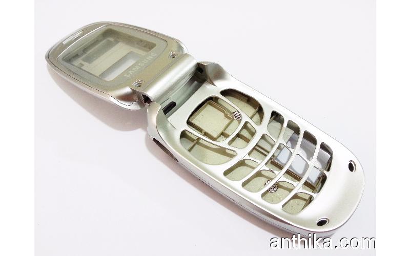 Samsung E310 Kapak Kasa A++Kalite Housing Silver