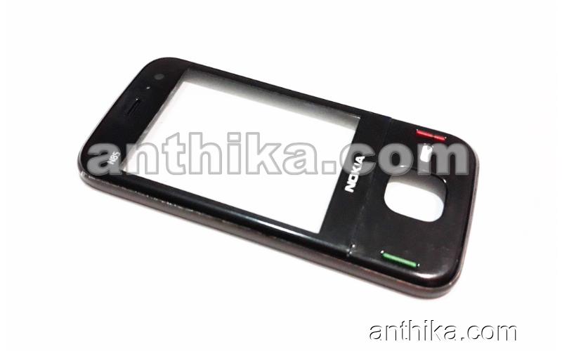 Nokia N85 Kapak Tuş Original Front Cover and Keypad Black Used