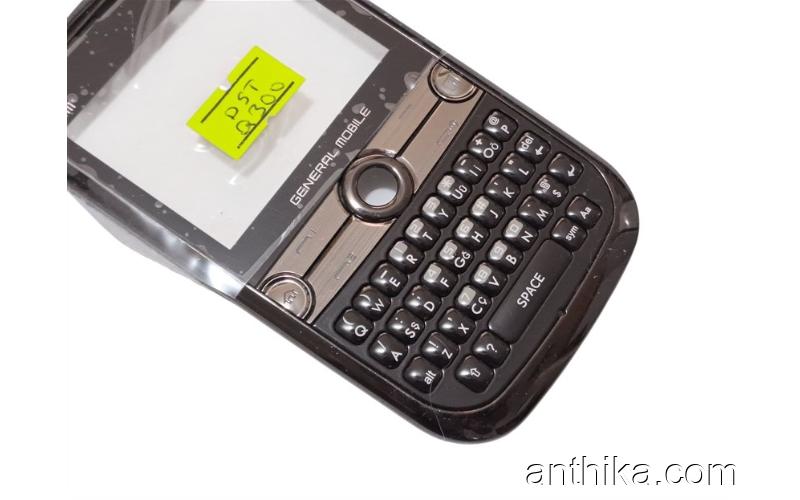 General Mobile DST-Q300 Q300 Kapak Tuş Original Front Cover Black New