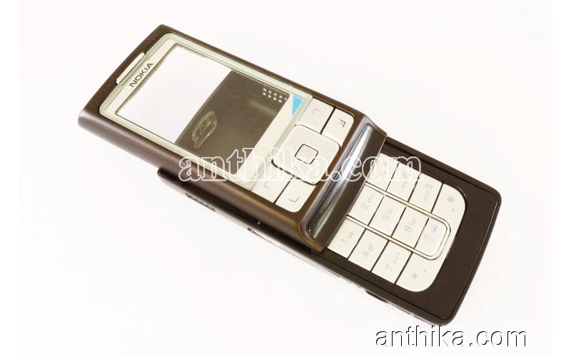 Nokia 6270 Kapak Kasa Tuş High Quality Housing Brown New