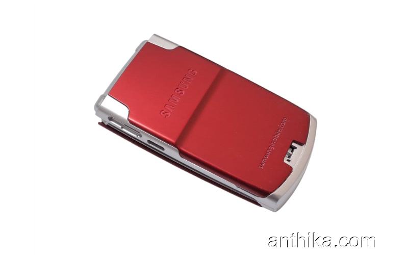Samsung E490 Kapak Kasa Tuş High Quality Full Housing Red New
