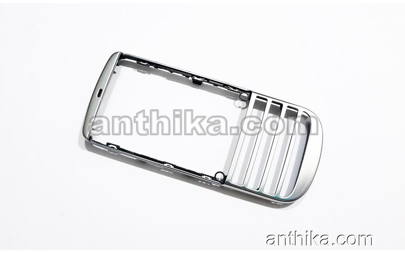 Nokia 300 Asha Kapak Original Front Cover Silver New