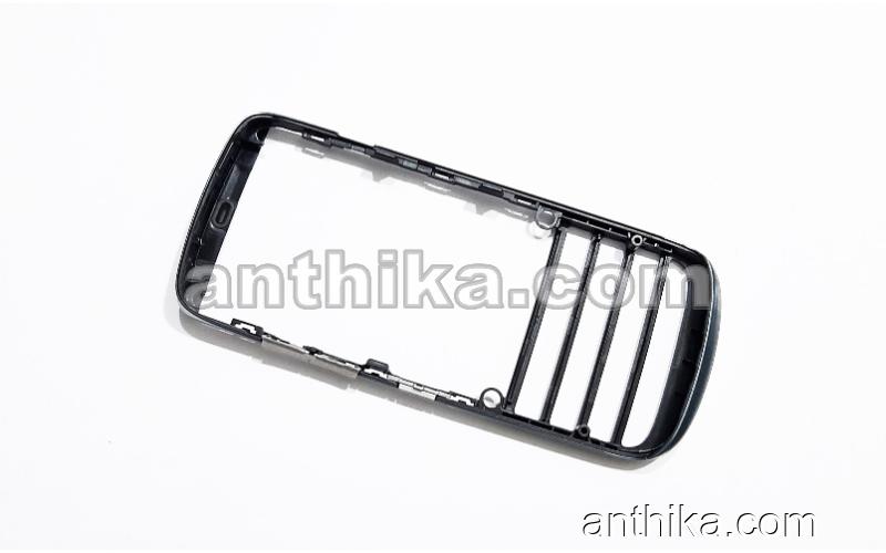 Nokia 300 Asha Kapak Original Front Cover Silver New