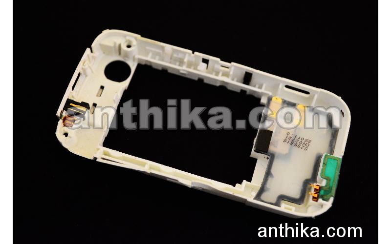 Nokia 5200 Kasa Şarj Soketi Buzzer Original Middle Cover White Used