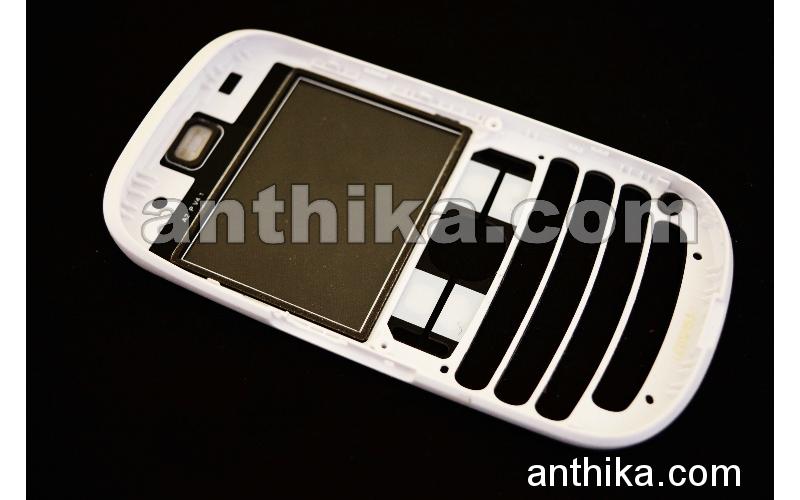 Nokia Asha 200 201 Kapak Original Front Cover White Used