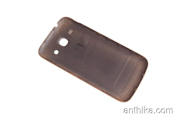 Samsung Galaxy G350 Core Plus Kapak Gold Arka Pil Kapak