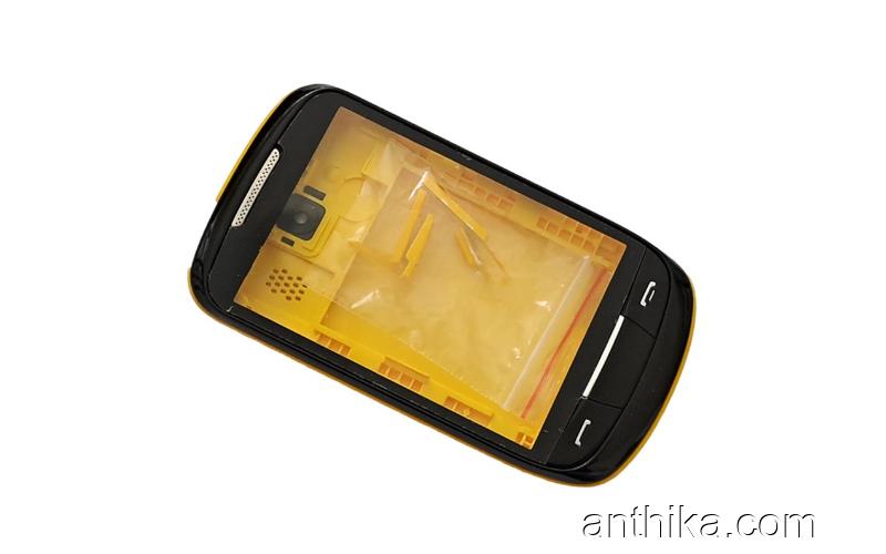 Samsung S3850 Corby Kapak Tuş Kasa High Quality Full Housing Black Y