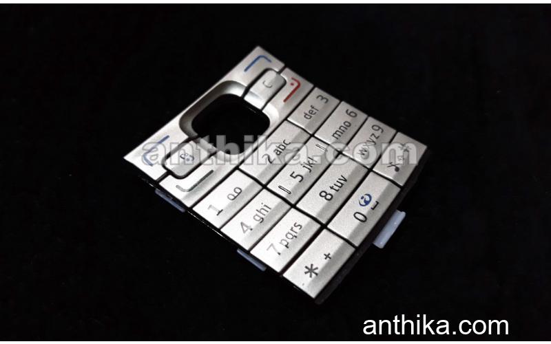 Nokia E50 Tuş Original Keypad Silver New Condition