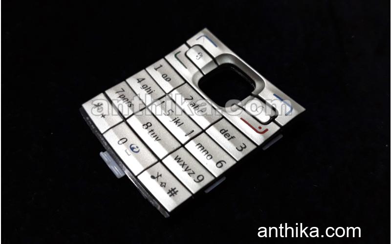 Nokia E50 Tuş Original Keypad Silver New Condition