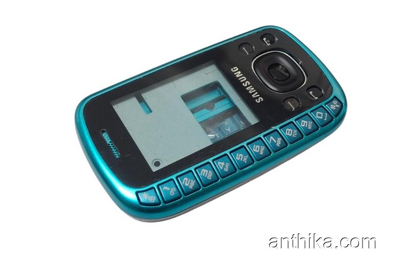 Samsung B3310 Kapak Kasa Tuş Good Quality Housing Silver Blue New