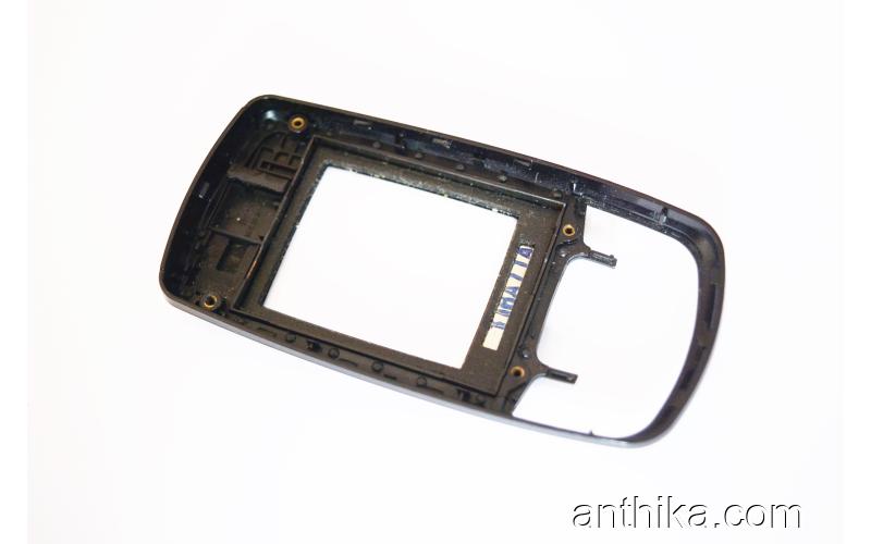 Samsung E370 Kapak Original Front Cover Black Used