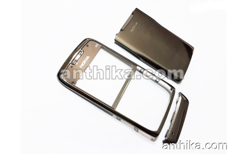 Nokia E71 Kapak Set Original Cover Dark Gray Used