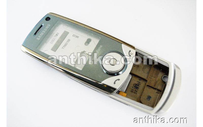 Samsung U700 Kapak Kasa Tuş Original Housing Silver Used