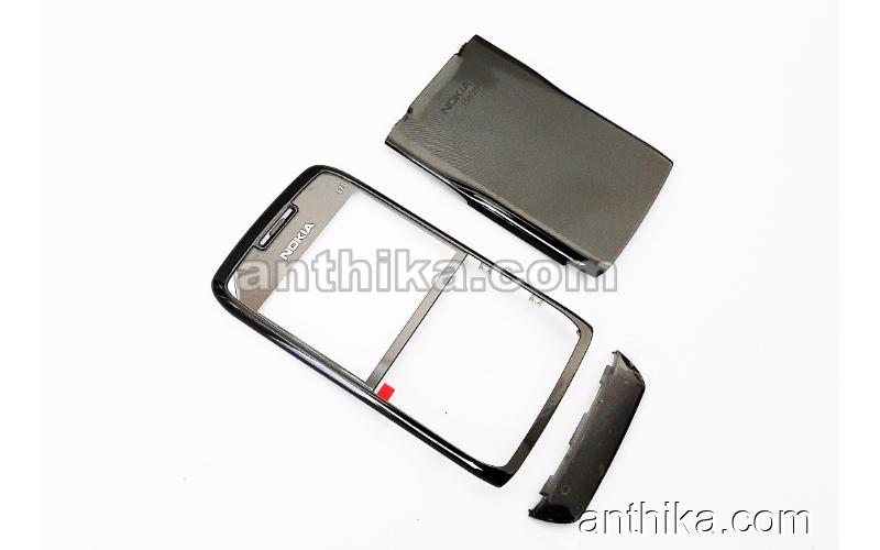 Nokia E71 Kapak Set Original Cover Black New