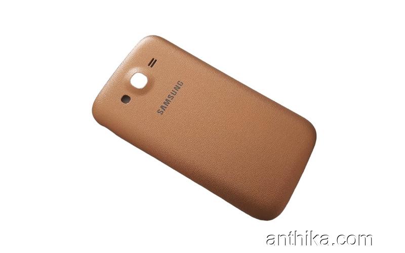 Samsung i9060 i9082 Kapak Galaxy Grand Duos Arka Kapak Gold