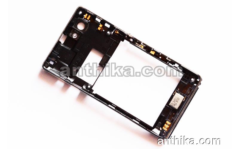 Sony Xperia L C2104 C2105 Kasa Original Middle Cover Black Used