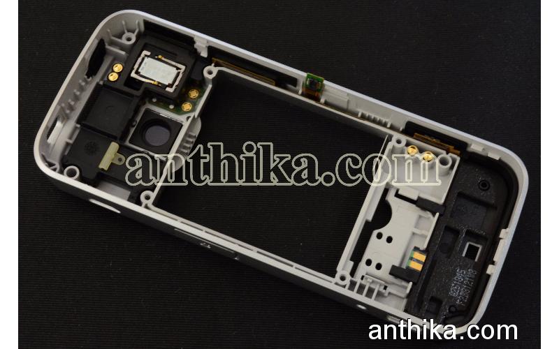 Nokia N78 Kasa Orjinal Full Middle Cover Frame Silver New 0251845