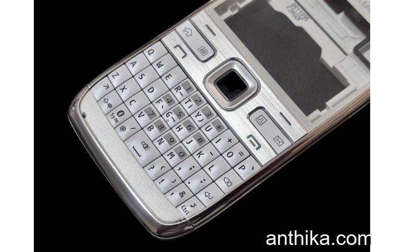 Nokia E72 E72i Kapak Kasa Tuş Original Housing White Good Condition