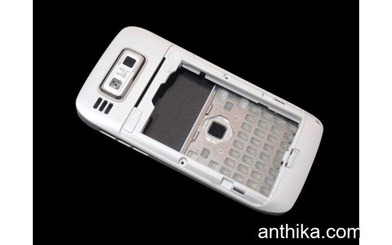 Nokia E72 E72i Kapak Kasa Tuş Original Housing White Good Condition