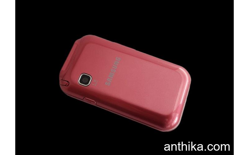 Samsung C3300 Kapak Kasa Tuş Kalem Full Housing Pink New