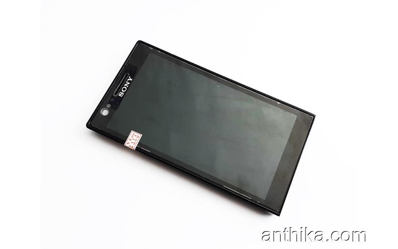 Sony Xperia P Lt22 Lt22i Ekran Lcd Dokunmatik Çıtalı Siyah Touch Digitizer New