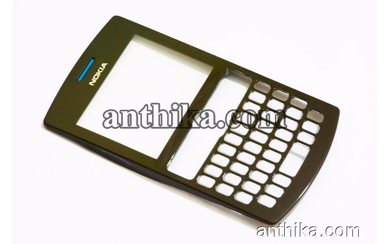 Nokia Asha 205 Kapak Orjinal Front Cover Black Used 02502W0