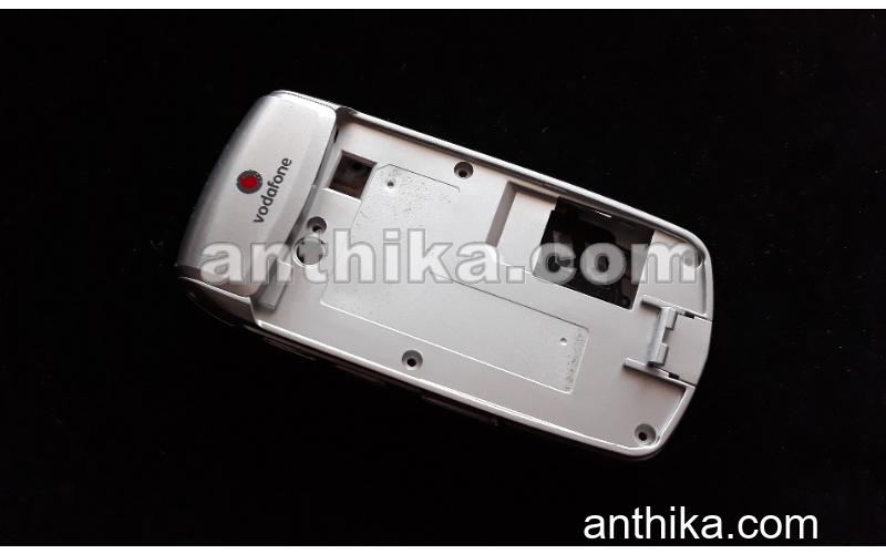 Samsung Z400 Kapak Kasa Tuş Original Full Housing Silver Used