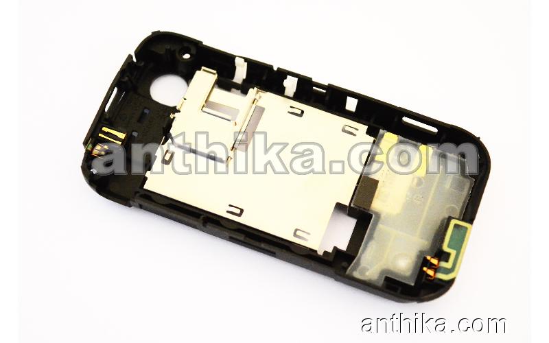 Nokia 5300 Kasa Buzzer Original Middle Cover Middle Frame Black New