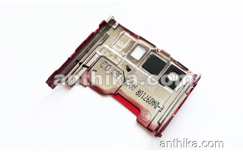 Samsung S8300 UltraTouch Kamera Kapak Orjinal Camera Cover Red Used