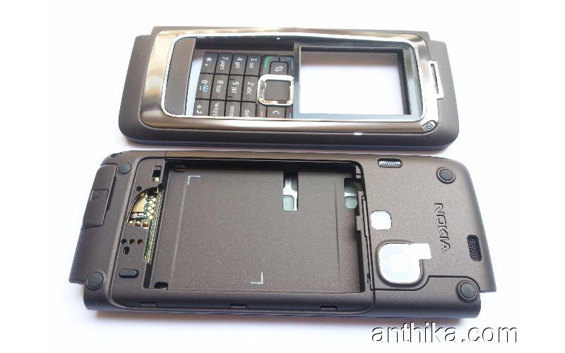 Nokia E90 Kapak Tuş Kasa Orjinal Housing Mocca