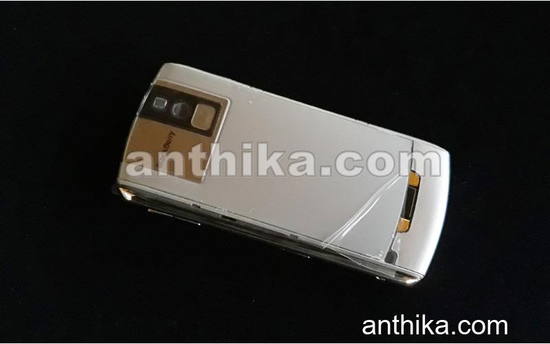 Blackberry 8100 8110 8120 Kapak Kasa Tuş Original Full Housing Silver New