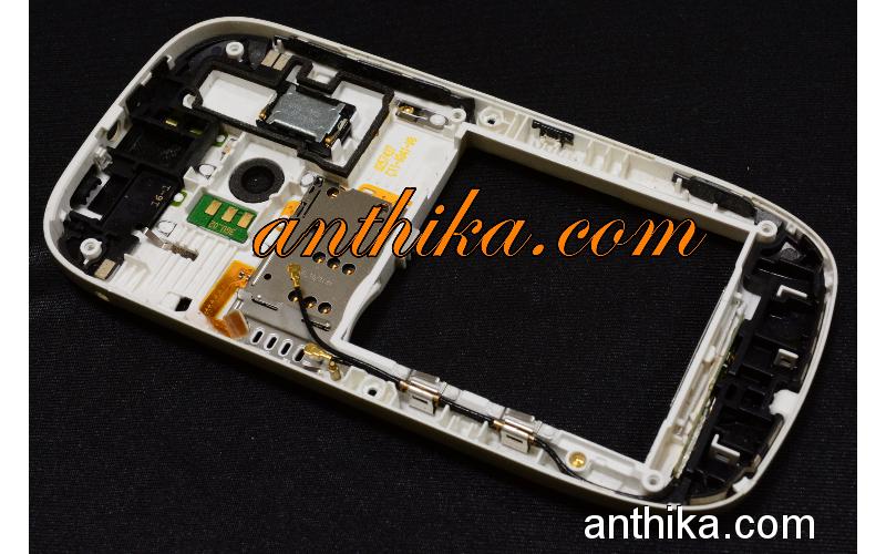 Nokia C7 Kasa Original Middle Cover Frame White Used - 2