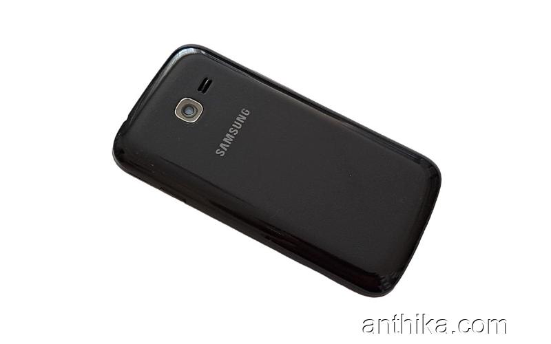 Samsung S7260 S7262 Kasa Kapak Beyaz Galaxy Star Siyah