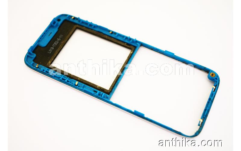 Nokia 3500 Classic Kapak Original Front Cover Blue Used