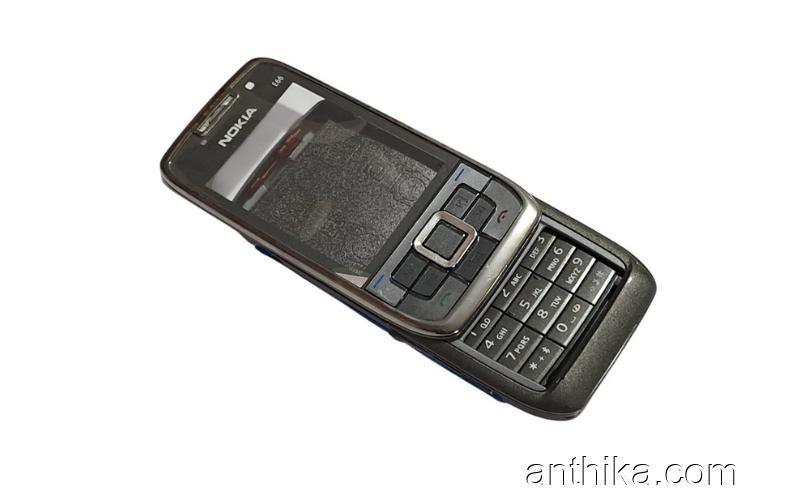 Nokia E66 Kapak Kasa Kalite Full Housing Gray New