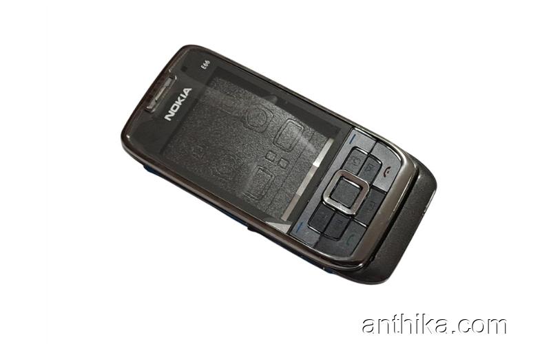 Nokia E66 Kapak Kasa Kalite Full Housing Gray New