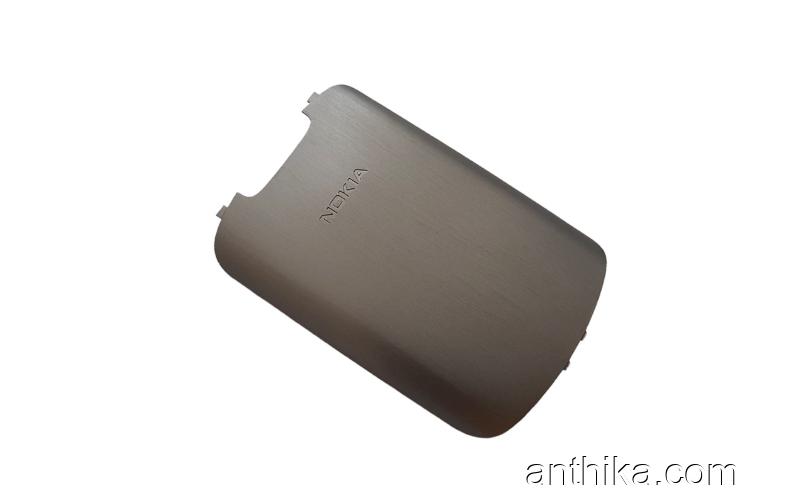 Nokia Asha 303 Kapak Original Battery Cover Gray New