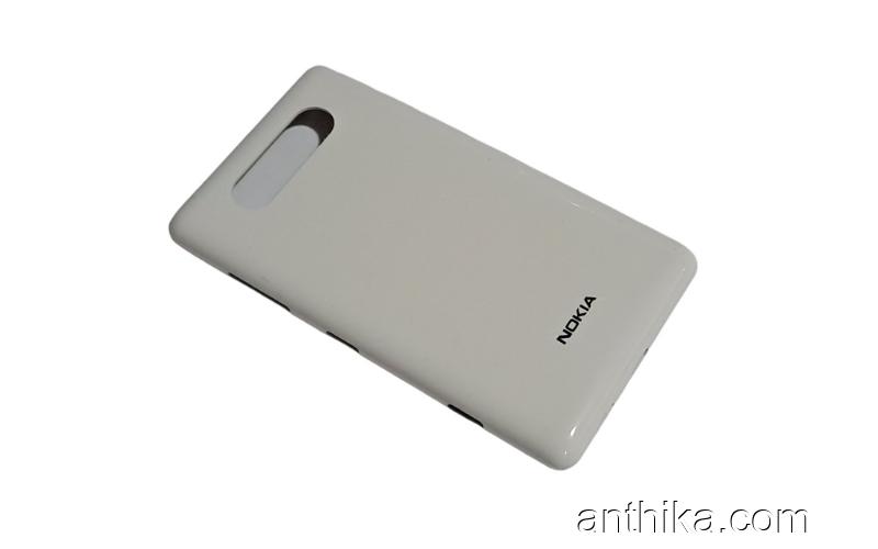 Nokia Lumia 820 Kapak Anten Original Battery Cover Antenna White New