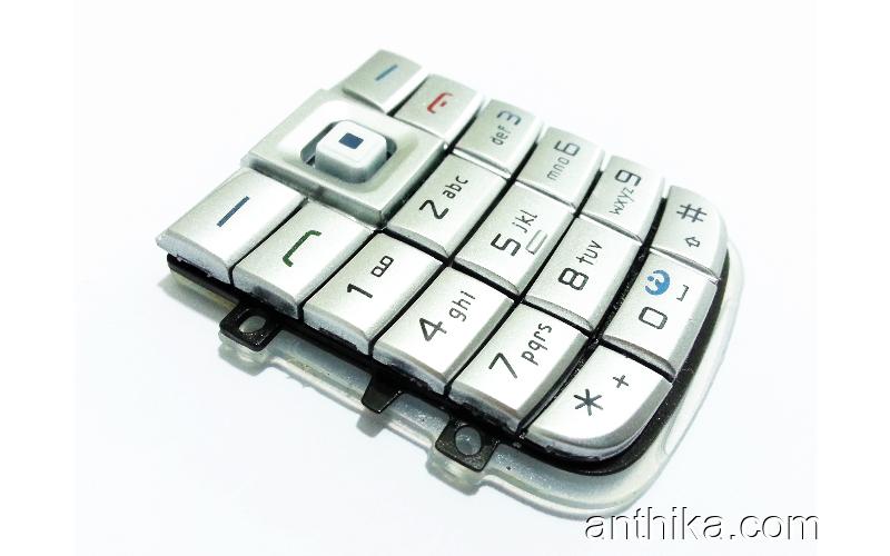 Nokia 6020 6021 Tuş A++Kalite Keypad Silver New