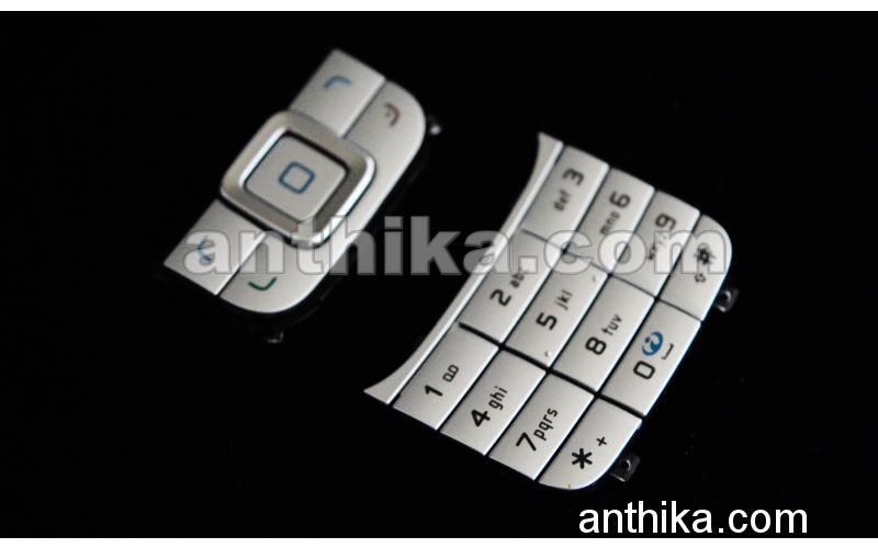 Nokia 6111 Tuş Original Keypad Menu Numeric Keymat Silver New