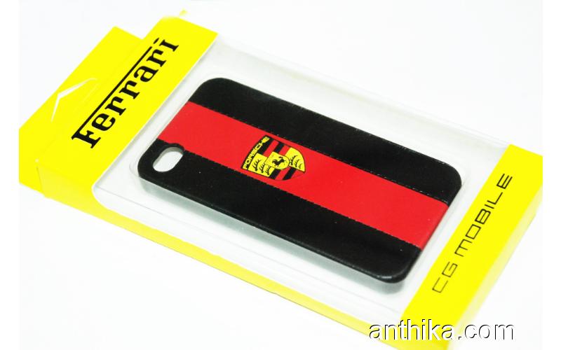 Apple Iphone 4 4s Kılıf High Quality Hard Case Black New in Box Ferrari