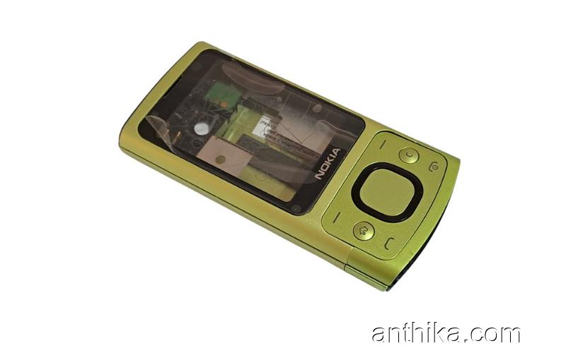 Nokia 6700 Slide Kapak Kasa Tuş Original Housing Green New