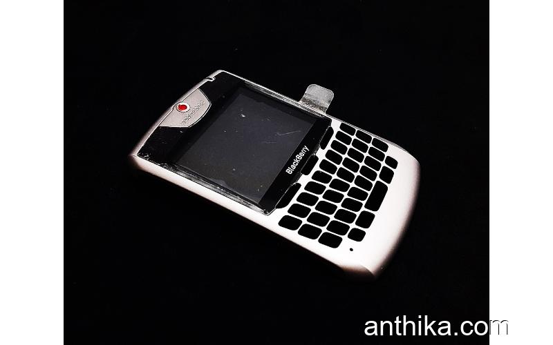 Blackberry 8700 Kapak Original Front Cover Silver With Vodafone Logo New