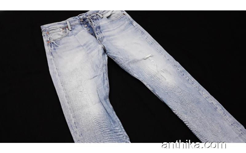 Levis 501 Kot Pantolon Jeans 33x32 Büyük Beden