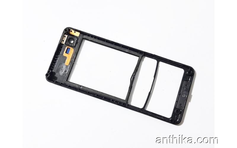 Sony Ericsson C510 Kapak Original Front Cover Black Used