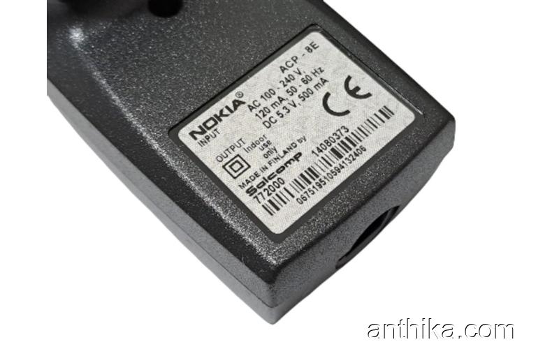 Nokia Kalın Şarj Aleti Nokia ACP-8E Original Travel Charger New