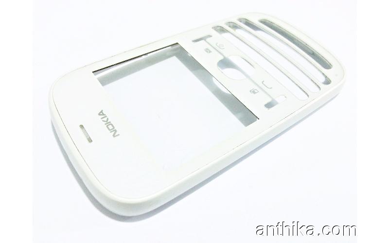 Nokia Asha 200 Kapak Front Cover White